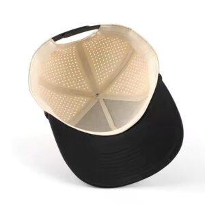 Baseball cap in bulk 5 panel golf caps with pvc logo waterproof performance custom blank golf hats - Image 7