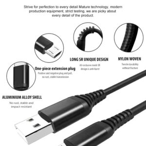 2m braided original data transfer and fast charging 5pin v8 genuine 1m 2.0 micro usb cable for android phone - Image 7