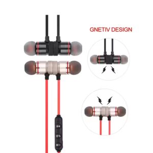 XT6 Magnetic V4.2 Earphone Sport Running Wireless Neckband Headset Headphone with Mic Stereo Music For Xiaomi - Image 4