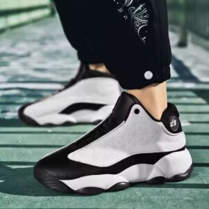 Hot Style Comfort Fashion Big Size Outdoor Sneakers Custom Male Non-slip High Cut Basketball Shoes Men - Image 1