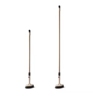 Telescopic Pole Scrub Floor Brush Bristle BathroomTile Brush Cleaning Long Handle Plastic Floor Cleaning Scrub Brush Ceiling - Image 7
