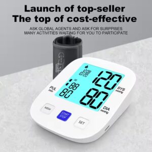 Portable Upper Arm Medical Voice Smart Sphygmomanometer Eletronic BP Machine Digital Upper Arm Blood Pressure Monitor - Image 7