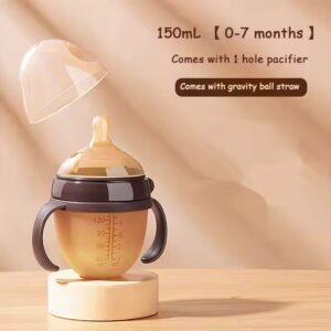 Newsun Cartoon Pattern Small Baby Bottle BPA Free Feeding Bottle with Silica Gel for Newborns and Toddlers - Image 7