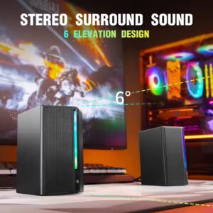 Fifine A20 Outdoor Small Surround Bass Speaker Studio Monitor Gaming Speakers Audio System Sound Music Speaker For PC - Image 4