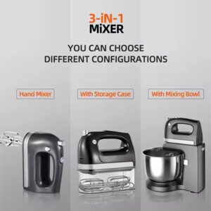Batidora Mixeur Egg Beater Cake Bread Flour Dough Electric Hand Food Mixers With Case Box For Kitchen - Image 6