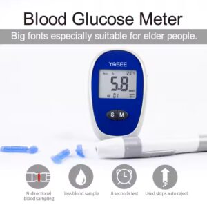 Electronic Blood Glucose Meter Glucometer Blood Glucose Monitor With Free Test Strips - Image 5