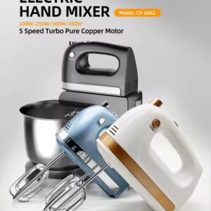 Batidora Mixeur Egg Beater Cake Bread Flour Dough Electric Hand Food Mixers With Case Box For Kitchen - Image 3