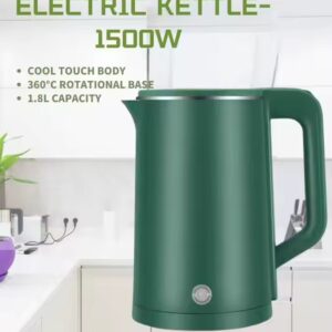 Electric home appliances Electric kettle for hot water double wall with electric jug - Image 7