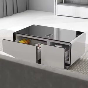 Living room smart furniture smart coffee table multifunctional refrigerator tea table fridge with wireless charging - Image 4