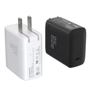 65 watt fast charger 65w us plug gallium nitride charger type c gan usb-c type-c 65watt pd wall charger slim with ETL FCC mark - Image 3