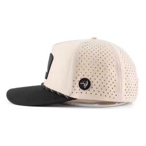 Baseball cap in bulk 5 panel golf caps with pvc logo waterproof performance custom blank golf hats - Image 6