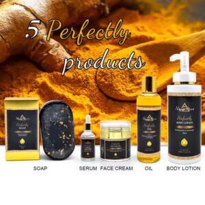 luxury organic vitamin c body lotion care products Repair face cream skin care set - Image 6