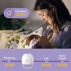 Wholesale Hands Free Silicone Wireless Electric Breast Pump Wearable Breast Milk Pump for Baby Feeding, - Image 5