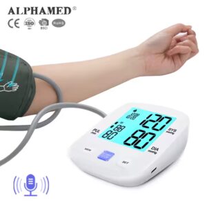 Portable Upper Arm Medical Voice Smart Sphygmomanometer Eletronic BP Machine Digital Upper Arm Blood Pressure Monitor - Image 4