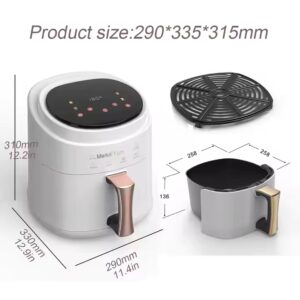Hot Sale Household 8L Capacity with Basket Air Fryer Oil Free Electric Deep Smart Display Air Oven for Kitchen - Image 4