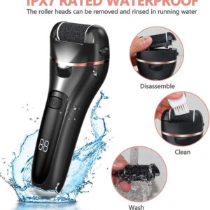 Electric Callus Remover Professional Pedicure Feet Tools Waterproof Foot Care Tools Foot File Hard Skin Remover USB - Image 6