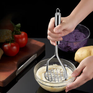 Stainless Steel Potato Mashers Ricers Masher Puree Purple Sweet Potata Pumpkin Grater Makers Tools Crusher Kitchen Acceesories - Image 4