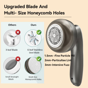 Electric Digital Display Lint Remover Rechargeable Pellet Fabric Shaver For Clothing Clothes Fluff Hair Balls Portable Remover - Image 2