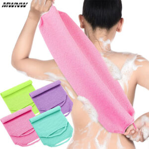 High Elasticity Frosted Long Shower Towel Shower Body Brush Bathing Massage Back Body Exfoliating Bathroom Wash Brush Bath Tools - Image 4
