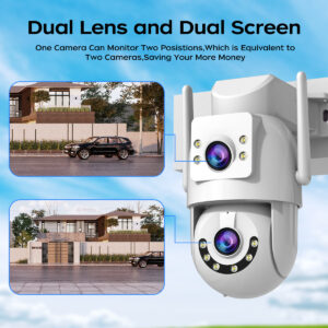 Jooan 4K 8MP HD Wifi PTZ Camera Outdoor 5G Wifi Dual Lens Security IP Cameras 5X Zoom AI Tracking ONVIF CCTV Surveillance Camera - Image 3