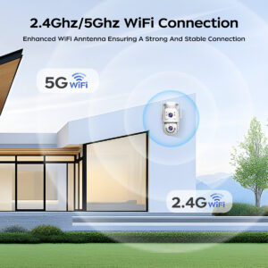 Jooan 4K 8MP HD Wifi PTZ Camera Outdoor 5G Wifi Dual Lens Security IP Cameras 5X Zoom AI Tracking ONVIF CCTV Surveillance Camera - Image 6