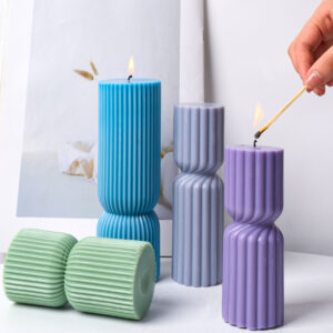 Nordic Style Cylindrical Candle Silicone Mold Aromath Candles Soap Making DIY Plaster Resin Craft Casting Molds Home Table Decor - Image 4