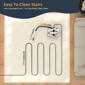 GOOVI Spot Cleaner 750/450W 11/15KPa Handheld Carpet Cleaner for Sofa Curtain Spray Suction Integrated Machine Clean Machine - Image 6