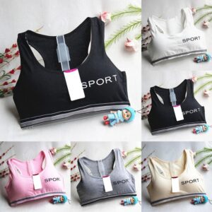 Women Yoga Fitness Sports Bra Workout Tank Tops Bounce Control Jogging Bras Push Up Running Top Active Wear Fashion Underwear - Image 5