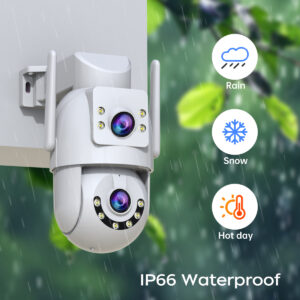 Jooan 4K 8MP HD Wifi PTZ Camera Outdoor 5G Wifi Dual Lens Security IP Cameras 5X Zoom AI Tracking ONVIF CCTV Surveillance Camera - Image 2