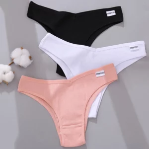 4PCS M-XL Women's Panties FINETOO Cotton Panties Sexy Female Underpants Low Waist Underwear Women Pantys Lingerie - Image 4