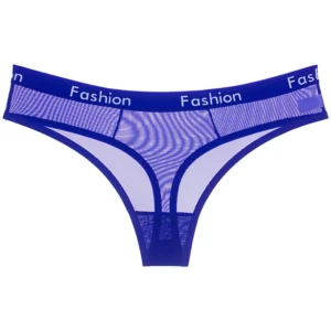 Sexy Ladies Cotton Mesh Transparent Panties Thongs String lingerie Fashion Low-Rise Women Underwear Seamless Briefs 1pcs yq01 - Image 4