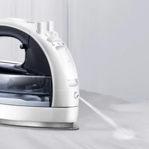 cordless Steam Iron Handheld 3-speed Adjustable Ironing Machine Portable Ceramic Bottom Plate 2400W Fabric Steamer Self-Cleaning - Image 5