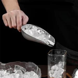 4-Size Aluminum Alloy Ice Shovel Scoop Multifunctional Grain Coffee Beans Bar Cube Scraper Measuring Spoon Kitchen Accessories - Image 5