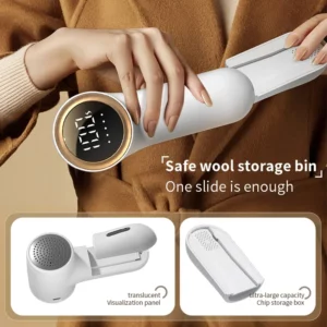 Xiaomi Electric Lint Remover USB Rechargeable Intelligent Digital Display Hairball Trimmer Portable Clothes Shaver 5 Gear Razor - Image 5