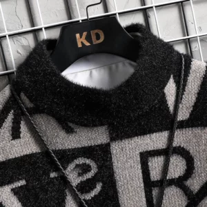 Men Knitted Sweater Stripe Pullovers Printing Round Neck Sweater 2024 Autumn/Winter Designer Quality Casual Men Clothing Jumper - Image 4