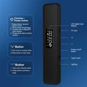 Pocket Bluetooth Speaker Under Pillow Bone Conduction Sound Box Rechargeable Wireless Stereo Soundbar White Noise Improve Sleep - Image 3