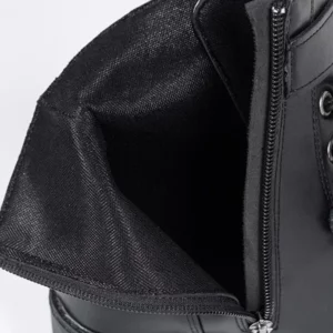 Winter Women's Boots 2024 New Lace Up Boots for Womens Fashion Thick Heel Side Zipper Ankle Boots Warm Female Motorcycle Shoes - Image 6