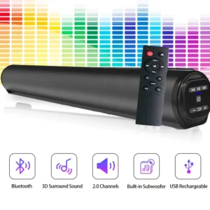Super Powerful Sound Bar Portable Wireless Bluetooth Speaker Surround Stereo Home TV Sound Box Subwoofer FM Radio caixa de som - Image 3