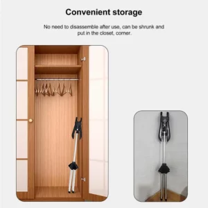 Display Stand Clothes Hanger Garment Foldable Tripod Steamer Rack Cloths Iron Hanging Stand Clothing Drying Rack Steamer Bracket - Image 4
