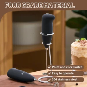 Electric Coffee Frother Handheld Mixer Milk Foamer Egg Beater Cappuccino Stirrer Mini Portable Blenders Home Kitchen Whisk Tool - Image 2