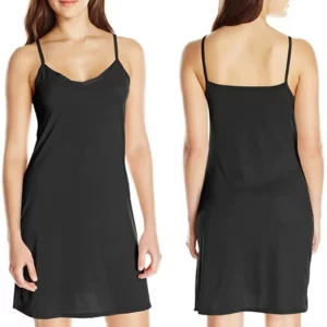 2024 New Women Ladies Lingerie Under Dress Full Slip Petticoat Underskirt Breathable V-Neck Tops Nightwear For Female - Image 3