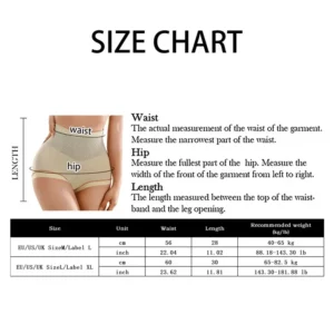 Women'S High-Waist Seamless Body No-Shape Hip Lift Belly Briefs Tummy Control Panty Butt Lifter Shapewear Slim Panties - Image 6