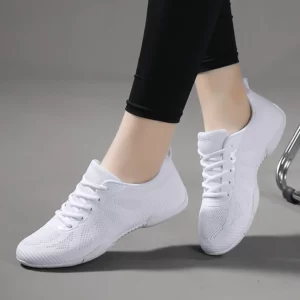 Marwoo Girls White Cheer Dance Sneakers Womens Fashion Sports Shoes Kids Lightweight Cheerleading Training Walking Tennis 2316 - Image 5