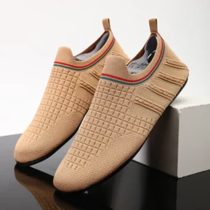 YRZL Loafers Men Soft Driving Moccasins High Quality Flats Male Walking Shoes Breathable Mesh Casual Loafers Summer Mens Shoes - Image 1