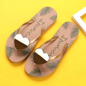 House Slipper Women Heart Love Cloud Sandals Summer Flip Flops Beach Slides Casual Home Shoes Platform Bathroom Flat Female - Image 3