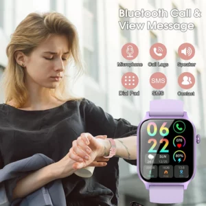 IUTECH Y7 Smart Watch For Men Women 2024 Bluetooth Call Smartwatch Sports Waterproof Health Monitoring Electronic Wrist Watches - Image 4