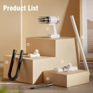 Xiomi 95000Pa Electric Handheld Vacuum Cleaner Wireless Sweeper Powerful Cordless Home Car Metal Strainer Portable Handheld - Image 6