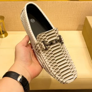 YRZL Loafers Men Comfort Soft Moccasins High Quality Handmade PU Leather Shoes Men Flat Driving Shoes White Loafers for Men - Image 1