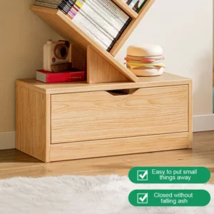 New Living Room Furniture Household Bookshelf To Ground Originality Tree Shape Multi Storey Small Footprint Portability - Image 4