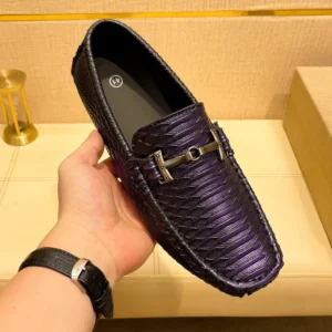 YRZL Loafers Men Comfort Soft Moccasins High Quality Handmade PU Leather Shoes Men Flat Driving Shoes White Loafers for Men - Image 3